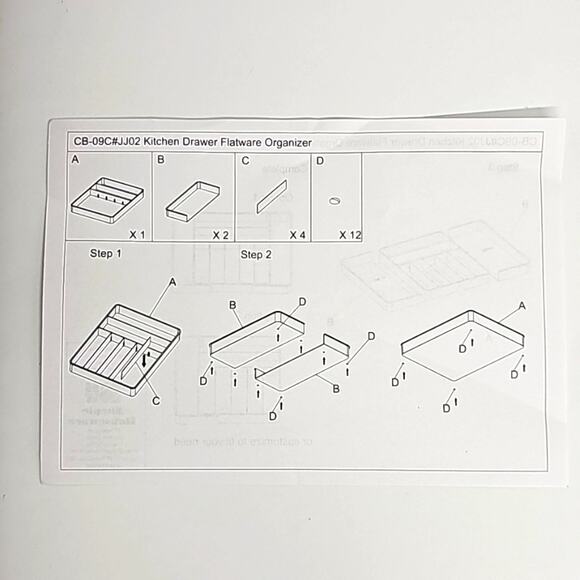 Simple Houseware Expandable Kitchen Drawer Flatware Organizer Black (NWOB) - Picture 5 of 10